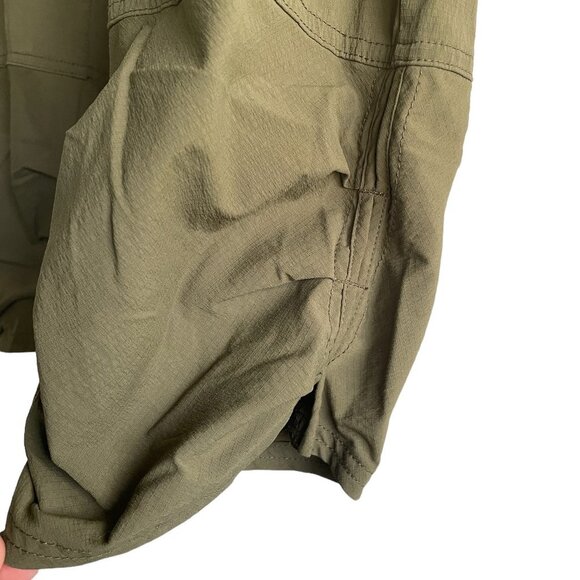 Prana Olive Green Jasmine Knicker Size 10 - Picture 3 of 7